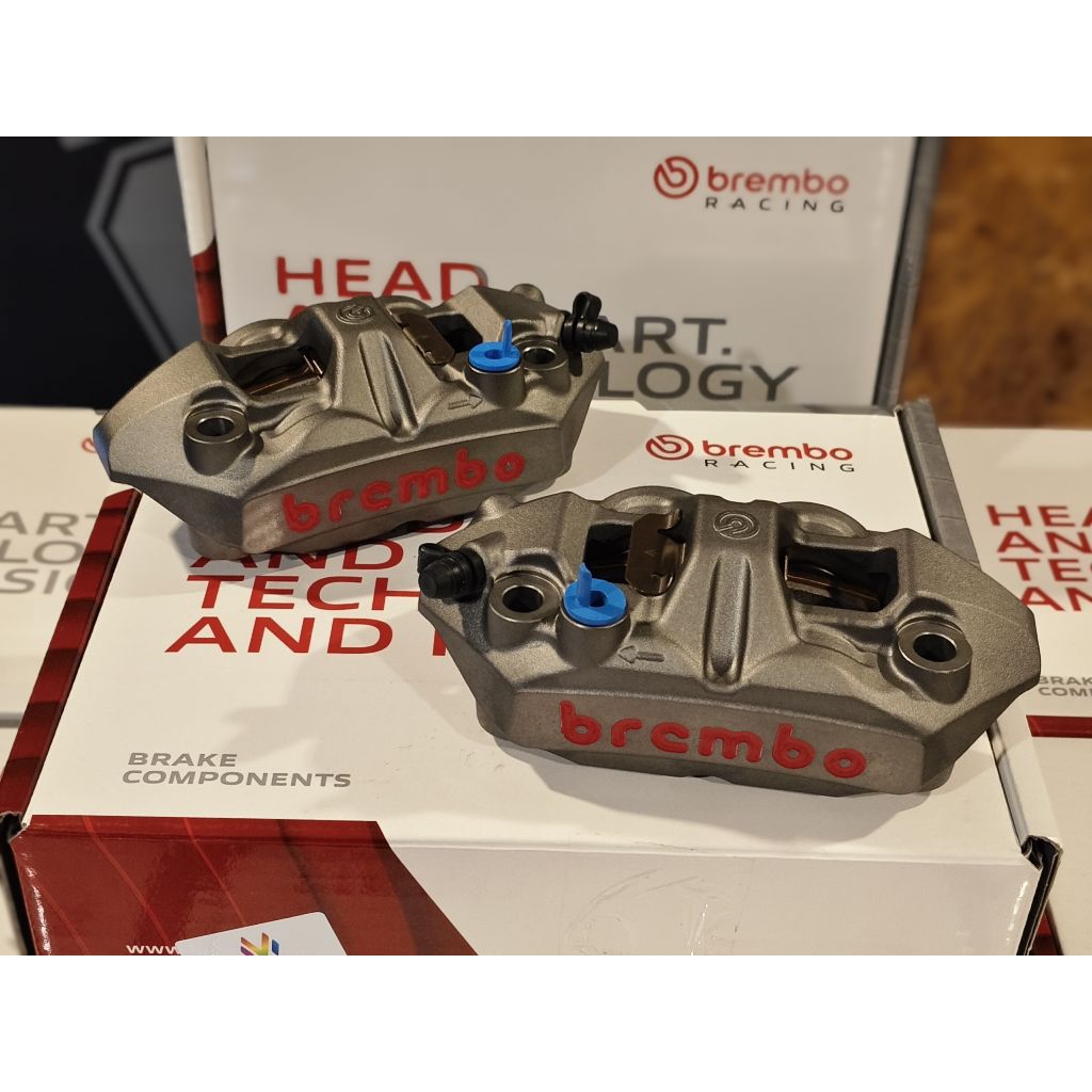 (ขายเป็นคู่) มีของพร้อมส่ง แท้100% Brembo M4 108mm. สำหรับ Harley Davidson ทุกรุ่น