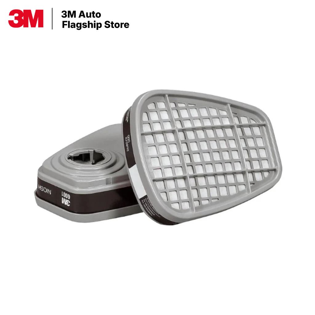 3M 6001 ตลับกรองไอระเหยสารเคมี 1 คู่ ORGANIC VAPOR CARTRIDGE