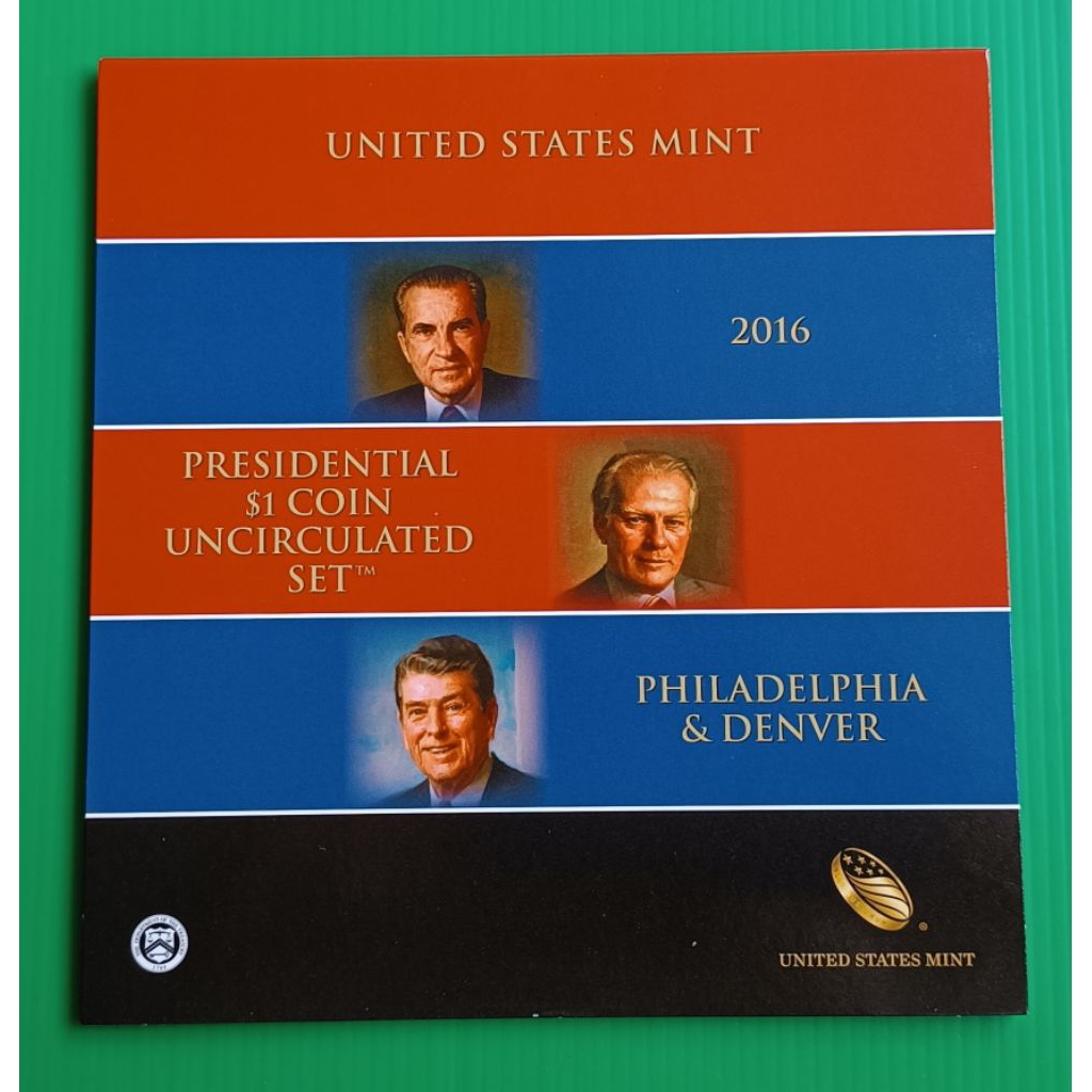 Presidential Dollar Uncirculated 6 Coins Set 2016-PD