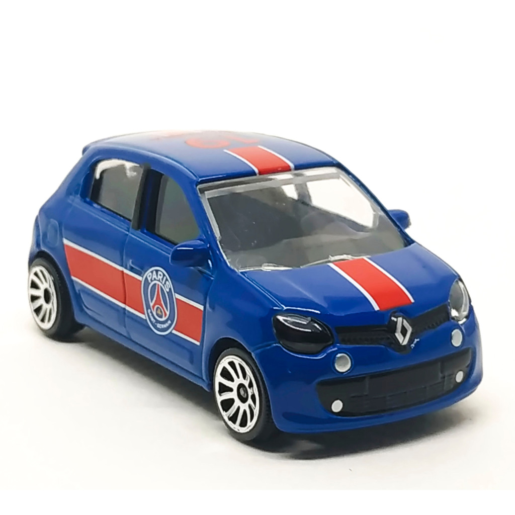 Majorette Renault TWINGO III - PSG - no.19 Sarabia สีน้ำเงิน แบบล้อ 5U สเกล 1/54 (8 cm) ไม่มี Packag