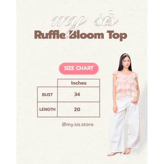 My sis Ruffile Bloom Top
