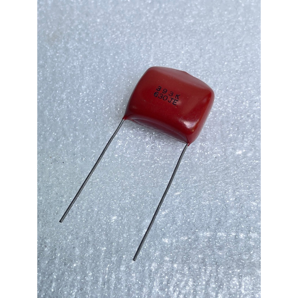 (1ตัว/5ตัว) 0.0039UF 630V Cไมล่า ระยะขาห่าง 16mm Capacitor 393K630V ไมล่า393 630V คาปาซิเตอร์ 0.0039