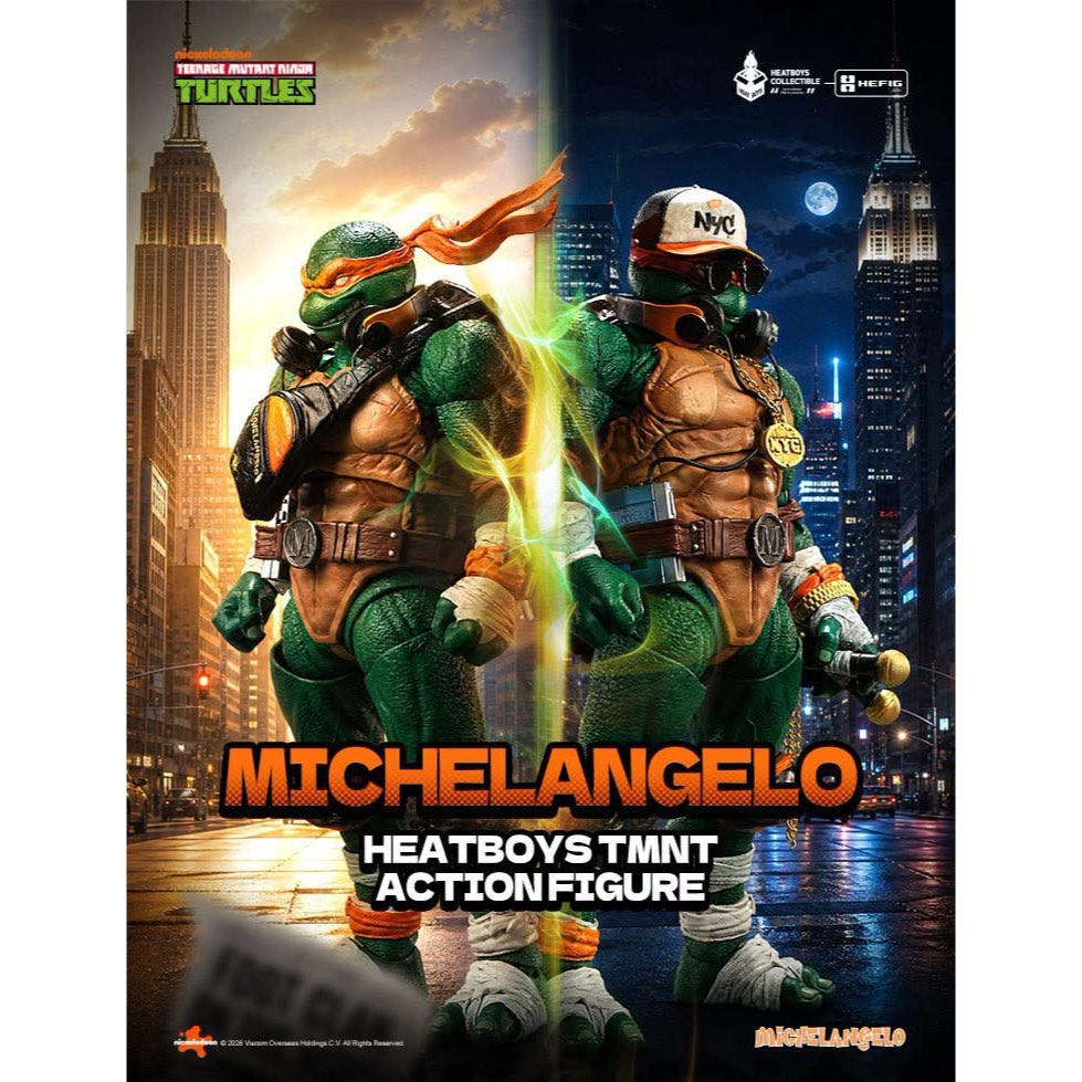 พรีออเดอร์ HEATBOYS HB0105 : TMNT Michelangelo (20cm)