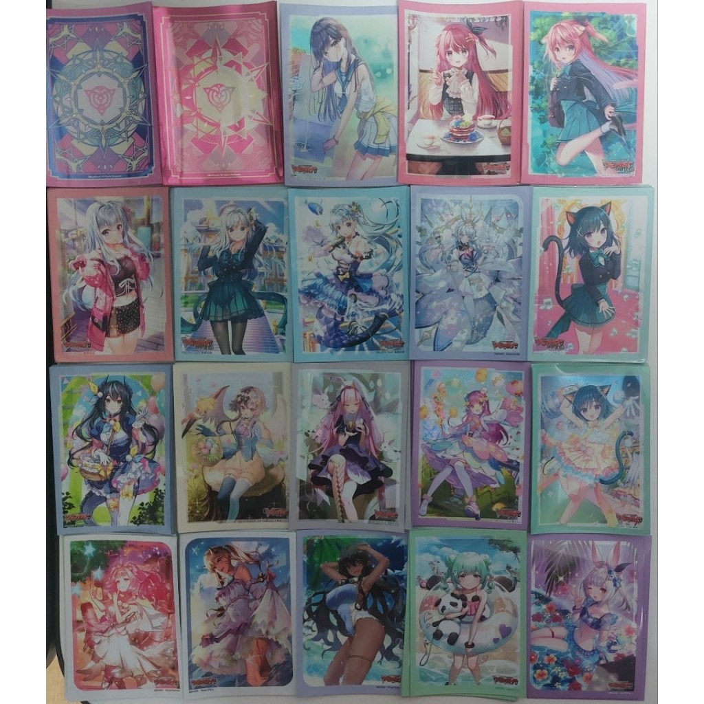 Sleeve Vanguard mini ลาย ชมพู เงือก ตัวละคร ยูนิต แยกใบ มือ2 สภาพ ดี แวนการ์ด ภาษาไทย (ชุด vol 2)