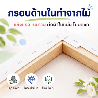 ระบายสีตามตัวเลข 20x20ซม มีเฟรม ภาพวาดตกแต่งอะคริลิก ของขวัญ DIY สำหรับเด็ก คู่