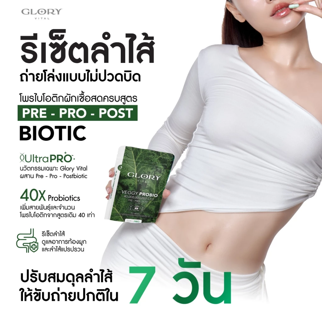 Glory Veggy Probio โพรไบโอติกผัก พร้อมใช้ thumbnail 4