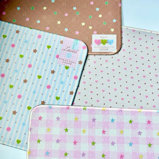 Mouse Pad แผ่นรองเม้าส์ มีแผ่นยางกันลื่น ขนาด 26 x 21 cm - SM,PLS!