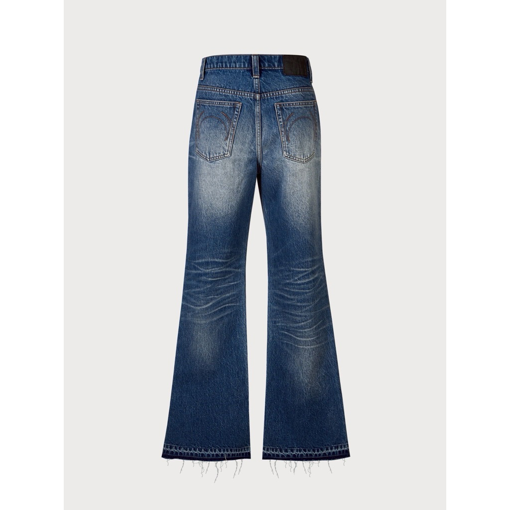 FUXURY Skittish dust wash Flare Jeans