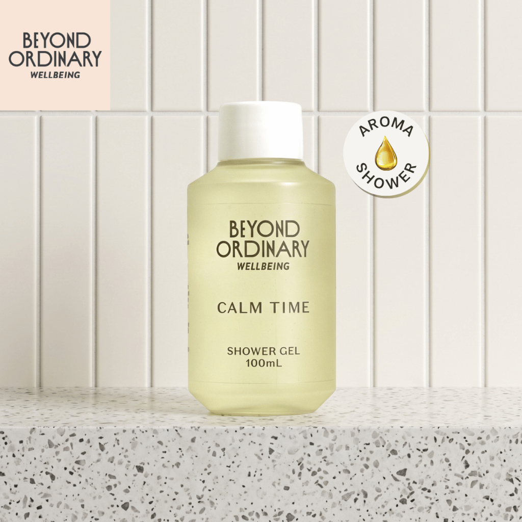 [ส่งฟรี] CALM TIME Shower Gel 100ml เจลอาบน้ำ ขนาดพกพา Travel Size ออร์แกนิค กลิ่นมะลิส้ม ผิวนุ่ม ผ่อนคลาย