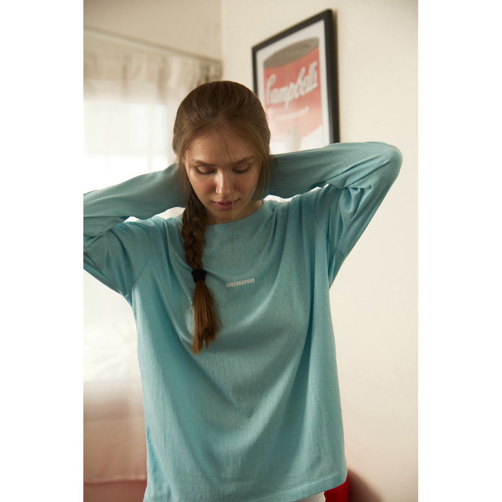 UNDERGROUND Statement Long Sleeve / Mist Blue