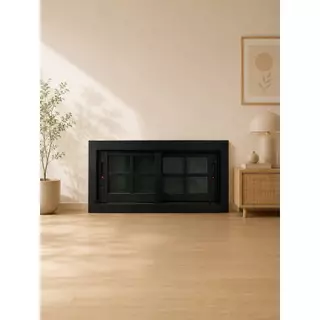 หน้าต่างบานเลื่อน อลูมิเนียม 2 ช่อง [ลายโมเดิร์น] 40x80cm.[ถูกสวยดีมีคุณภาพ][ล็อกซ้าย-ขวา][วงกบขอบใหญ่][สินค้าคุณภาพ]