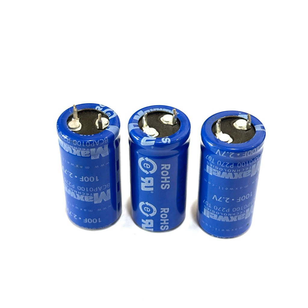SuperCapacitor คาปาซิเตอร์ MAXWELL 100F 2.7V 22*41MM