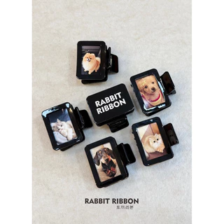 กิ๊บกรอบรูป RABBIT RIBBON Hairclip Photo frame | แถมภาพถ่าย 1 ใบแบบสุ่มคละรูป วง Cortis