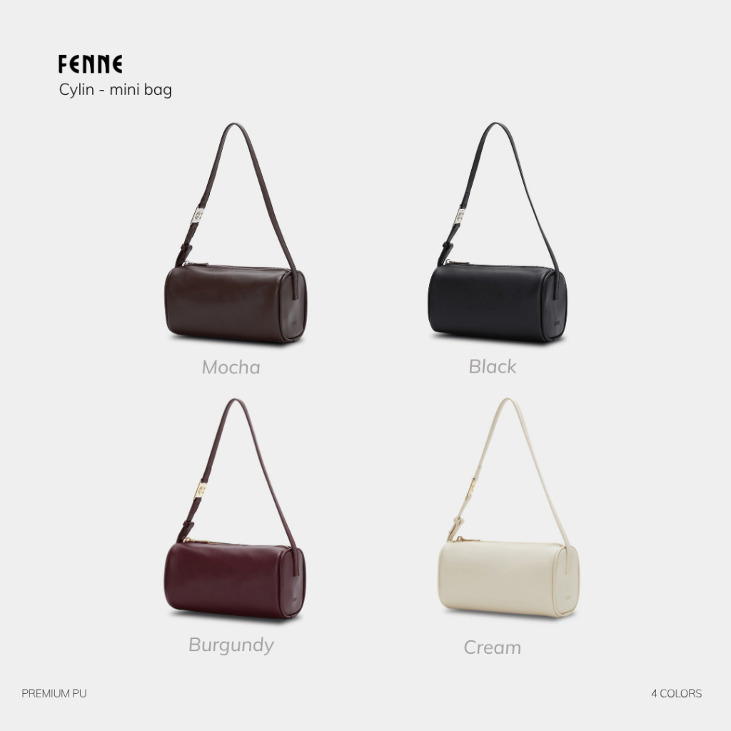 [พร้อมส่ง] FENNE Cylin กระเป๋าสะพายไหล่ผู้หญิง เล็กแต่ใส่ได้ครบ