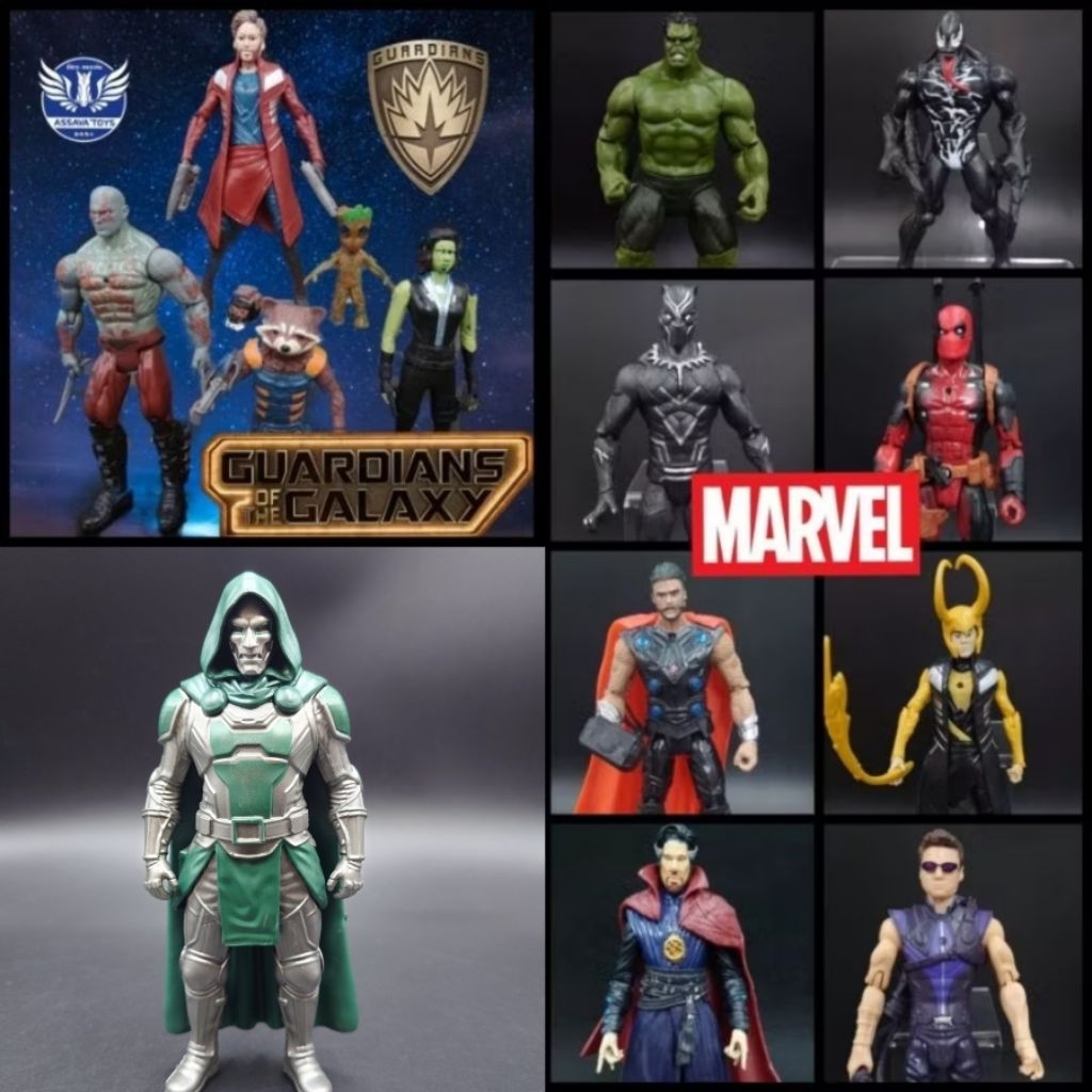 โมเดล Marvel Avengers สามารถกดไฟที่กลางตัวได้ มีแบบให้เลือกเยอะมากๆ สูงประมาณ 15 Cm ราคาถูกมาก💥 พร้อมส่งทันที  มีมาน้อย