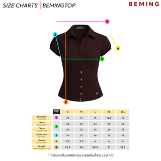Bemingtop1262(S–2XL) - Corset Top – เสื้อเชิ้ตแขนสั้นทรงคอร์เซ็ตเน้นเอวเพิ่มลุคเรียบหรูในทุกวัน