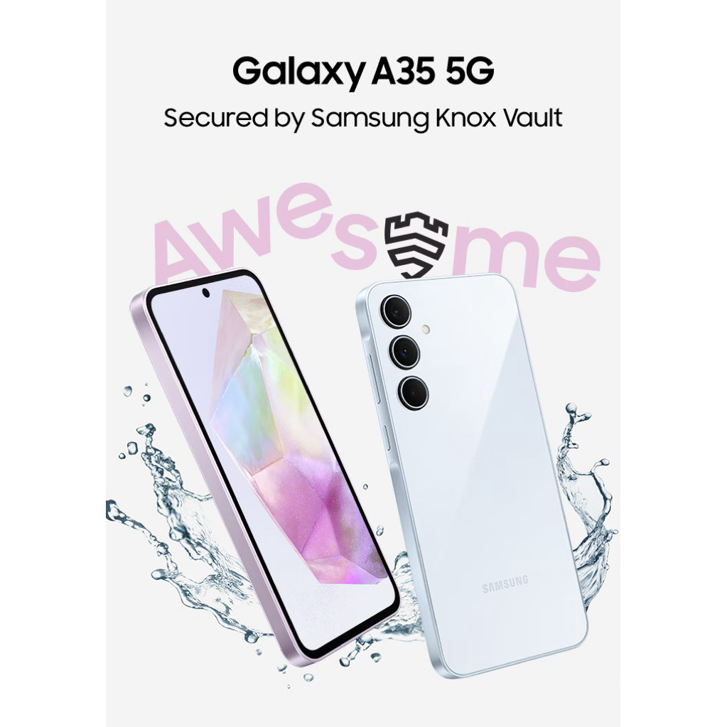 Samsung A35 5g มือสอง สภาพดี แบตเตอรี่ 100%
