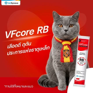 ( 30 ซอง ) VFcore ขนมแมวเลีย อาหารเสริมแมว ไลซีน, บำรุงเลือด, บำรุงข้อต่อ บำรุงร่างกาย ( 30 ซอง )