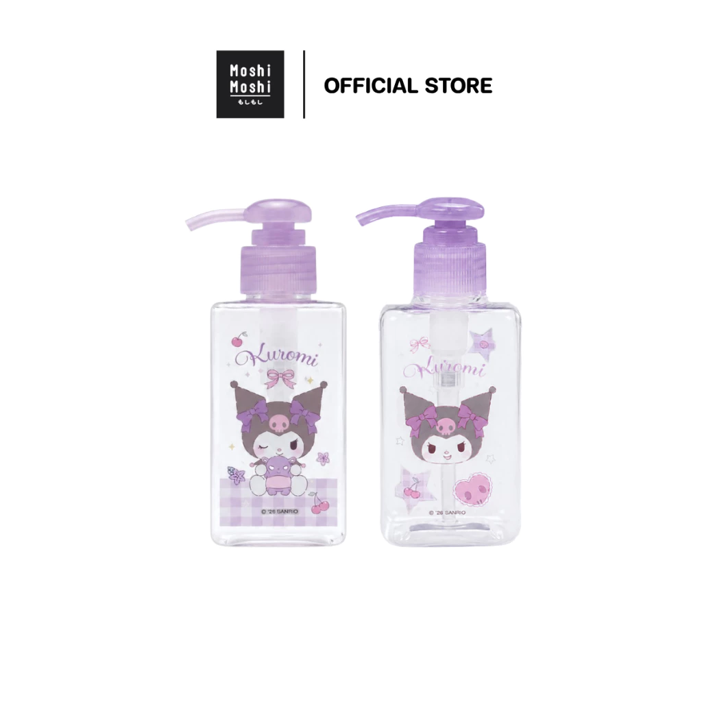 Moshi Moshi อุปกรณ์ขวดแบ่ง ขวดปั๊ม ลาย Kuromi ลิขสิทธิ์แท้จากค่าย Sanrio รุ่น 6100008194-8195