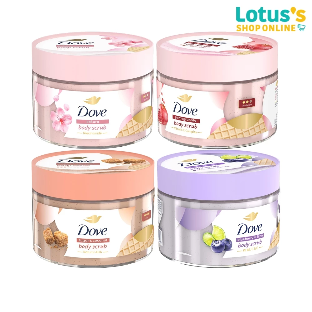 โดฟ บอดี้ สครับ ขนาด 280 กรัม DOVE BODY SCRUB 280 G