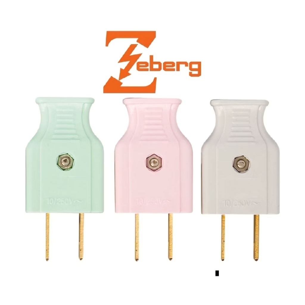 ปลั๊กตัวผู้ขาแบน Zeberg (รุ่น P945) คืออุปกรณ์ต่อสายไฟบ้านทั่วไป