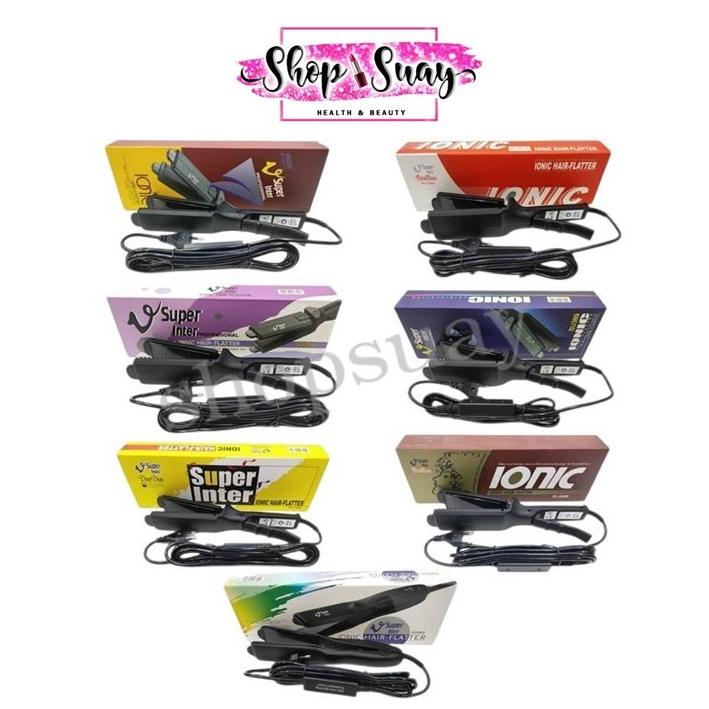 Super V เครื่องหนีบผม รีดผม ซุปเปอร์วี / Super V Inter Ionic Hair-Flatter