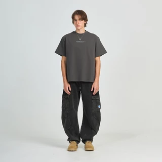 HOMEBOY เสื้อOVERSIZE HB.FREE.LINE.BASIC คอตตอน100% ใส่ได้ทุกวัน