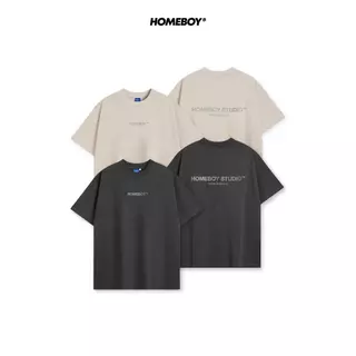 HOMEBOY เสื้อOVERSIZE HB.FREE.LINE.BASIC คอตตอน100% ใส่ได้ทุกวัน