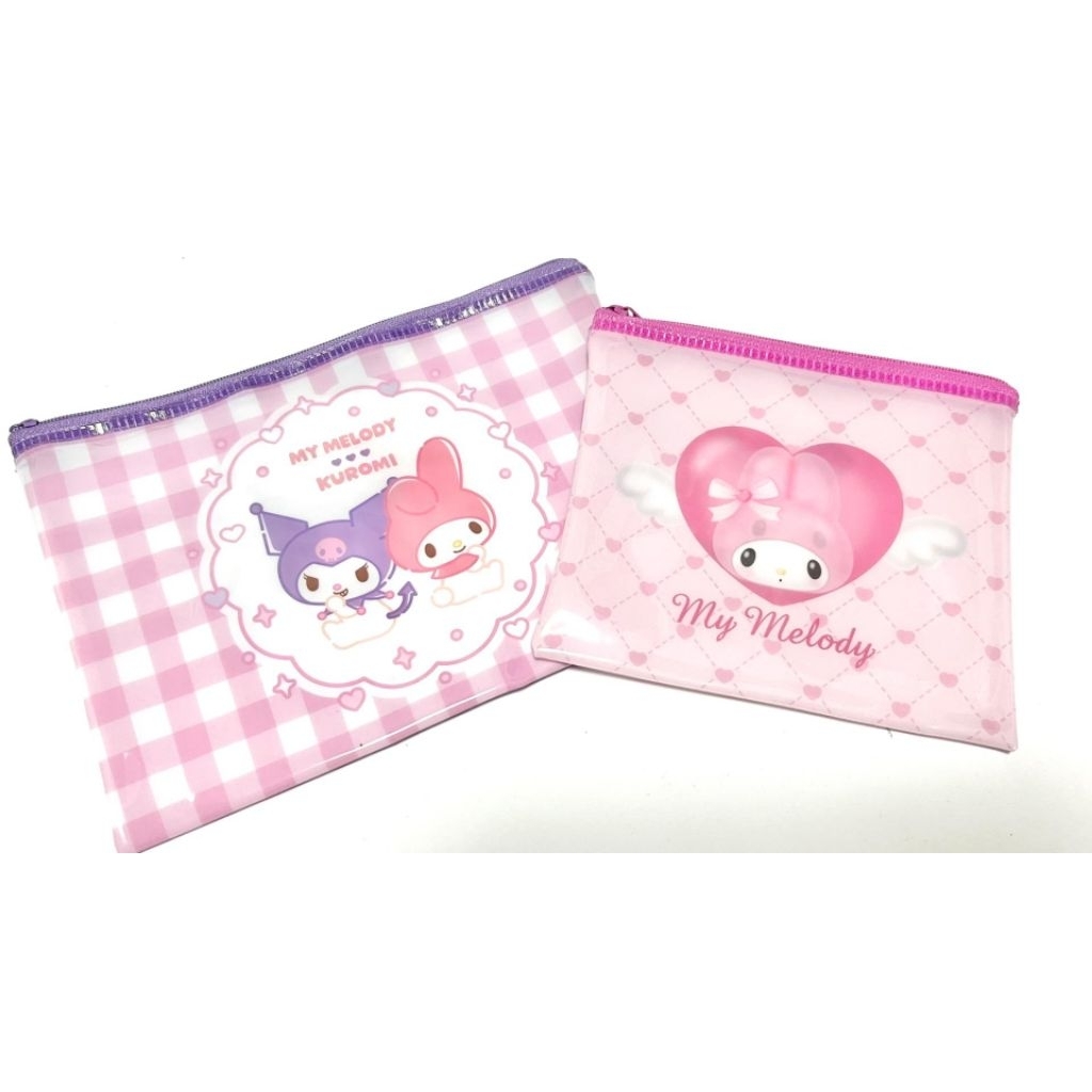 กระเป๋าซิป Sanrio ขนาด W200×H140mm มีหลายลาย ใส่เครื่องสำอาง เครื่องเขียนได้สบายๆ งานสวยมาก from Dai