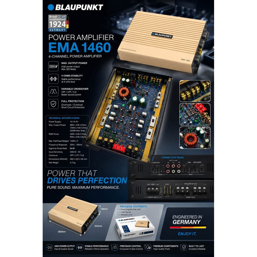 พาวเวอร์แอม BLAUPUNKT EMA1460