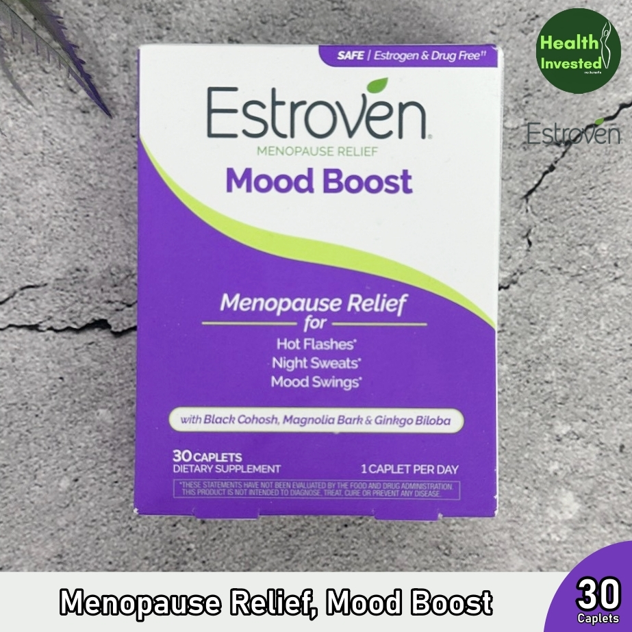<Estroven> Menopause Relief, Mood Boost 30 Caplets อาหารเสริม สำหรับผู้หญิงวัยทอง