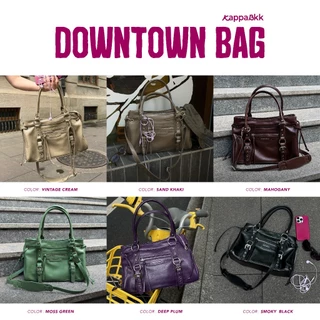 New Arrivals✨KAPPABKK Downtown Bag กระเป๋าสะพายไหล่ ดีเทลเข็มขัด กลิ่นอาย 90s