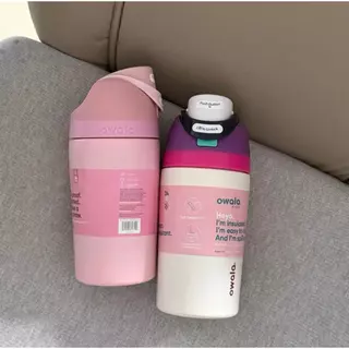 Owala FreeSip 12oz น่ารัก สแตนเลส 304 กระติกน้ำ พร้อมส่ง มีหลอด เก็บอุณหภูมิ / เก็บความเย็น
