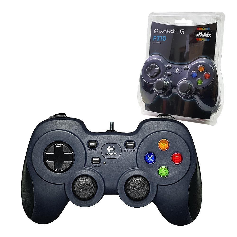 Logitech F310 Joystick Gamepad ออกแบบกระขับมือ เชื่อมกับ Steam และ Android จอยคอนโทรลเลอร์