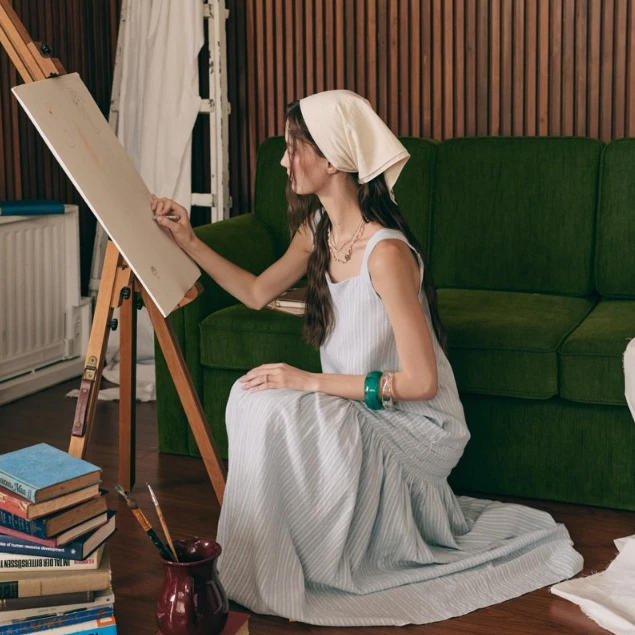 lookbookpetite x junejune | the riviera dress (adult) สี Cote