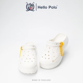 Hello Polo รองเท้าหัวโต HP8067 แบบสวม ดีไซน์มินิมอล วัสดุ EVA นุ่มเบา ใส่สบาย กันลื่น พื้นสูง 5 cm.