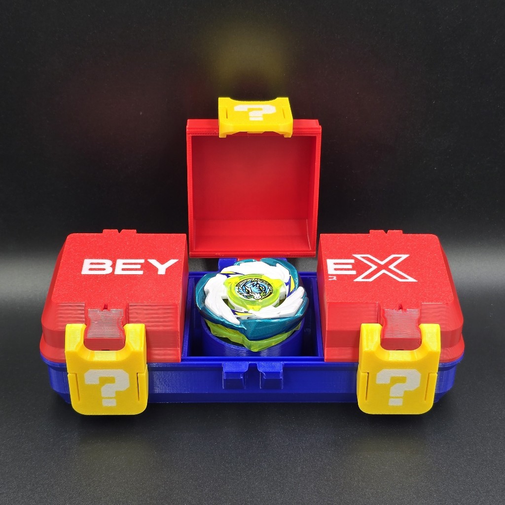 กล่องใส่ เบย์เบลด Beyblade Beybox3 เปิดแยก ดีไซน์ใหม่ ขนาดกระฉับมือ ตัวเปิดแบบใหม่ เปิดง่ายไม่แข็ง ใส่ UX-19 ได้