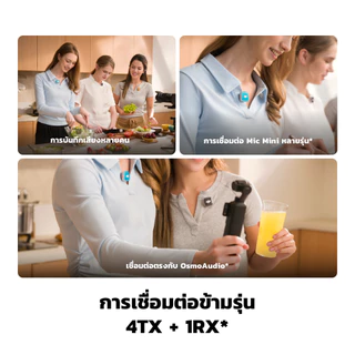 [สินค้าใหม่] Mic Mini 2S - Wireless Microphone | เฉพาะหัวต่อ Type C | บันทึกเสียงภายในตัว | ตัดเสียงรบกวนด้วย AI 2 ระดับ