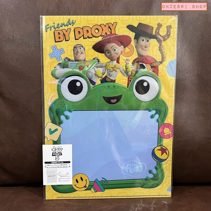 แฟ้ม A4 Toy Story 5 ลาย Lilypad - Friends by Proxy Memo File ตรงตัวแฟ้มเป็นแบบเขียนได้