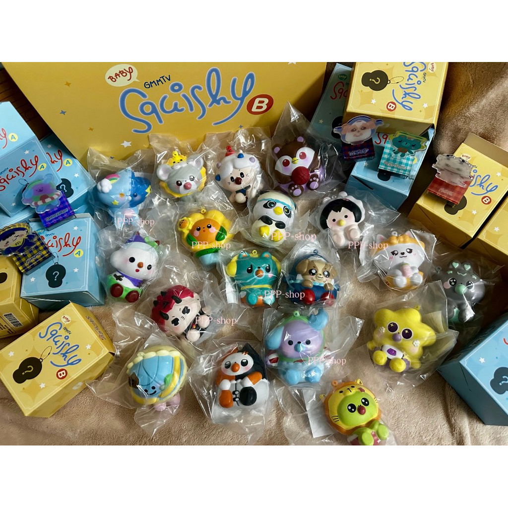 [พร้อมส่ง] GMMTV สกุชชี่ Squishy BABY  Box A Box B Permpoon Smyle Metaa Momo LookKhunnoo Lykyou Avoc