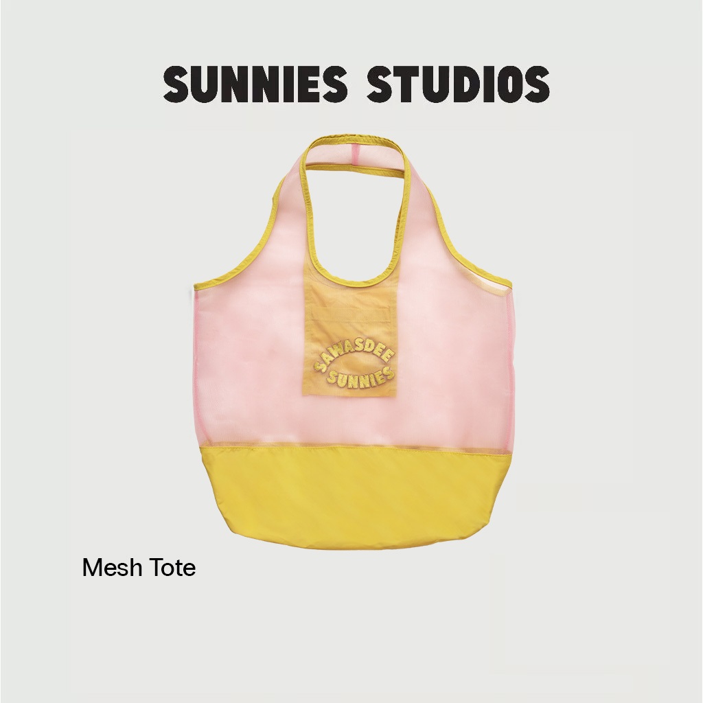 Sunnies Studios Mesh Tote สี Pink Guava