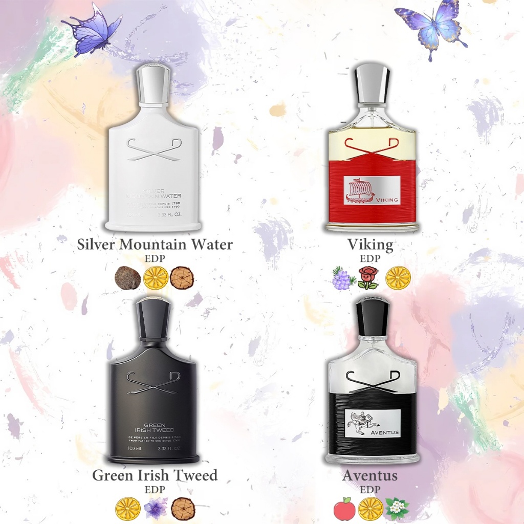 น้ำหอมแบ่งขาย Aventus/ Viking/ Silver Mountain Water EDP 2ml/5ml/10ml ติดทนนาน น้ำหอมแท้
