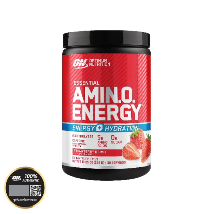 [งดจำหน่าย สินค้าสำหรับแถมโดยเฉพาะ] Optimum Nutrition Amino Energy Electrolytes - Strawberry EXP.30 Jun 2027