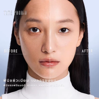 TimePhoria Set: All Day Perfection Skin Tint Stick+Ultra Stay-Shine Transfer Proof Lip Vinyl ลิปสติก ลิปทินต์ รองพื้น