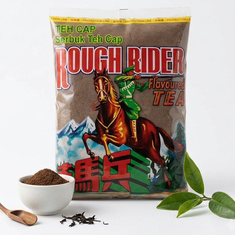 Rough Rider ชาม้าใหญ่ 🐴ชาชักใต้🍃 ชามาเลย์ 1 kg (สีเข้ม)