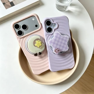 Ripple เคสกันกระแทก ชาร์จได้ ดีไซส์สวยหรู pop up แม่เหล็ก สำหรับ for iPhone17/pro/max 16/pro/max 15/pro/max 11 13 i17