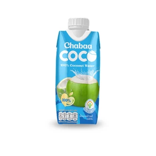 สินค้าสมนาคุณ (Gift) SET CHABAA COCO น้ำมะพร้าว 100% 310 มล. + Tenju Yogurt Powder 400 กรัม