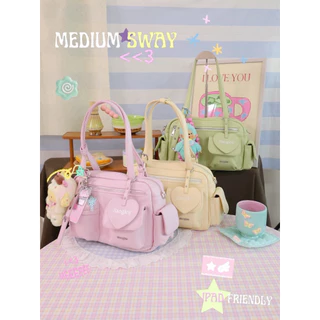 8anglesshop: Medium Sway 🏸 กระเป๋าทรง Cargo 13.5 นิ้ว มีสายยาว ใส่Ipadได้ หนังกันน้ำ กันรอย ✨ E008