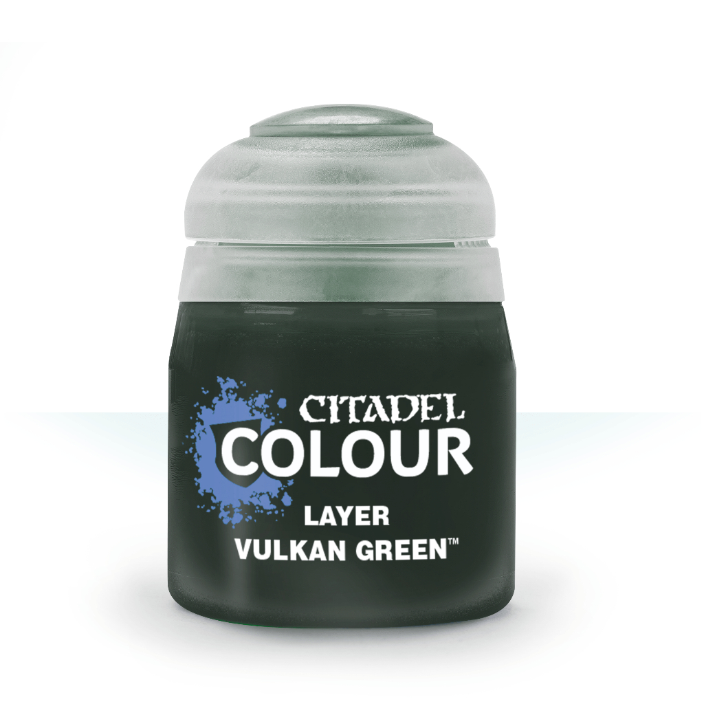 Citadel : Layer : Vulkan Green สีเพ้นโมเดล สูตรน้ำ ขนาด 12 ml