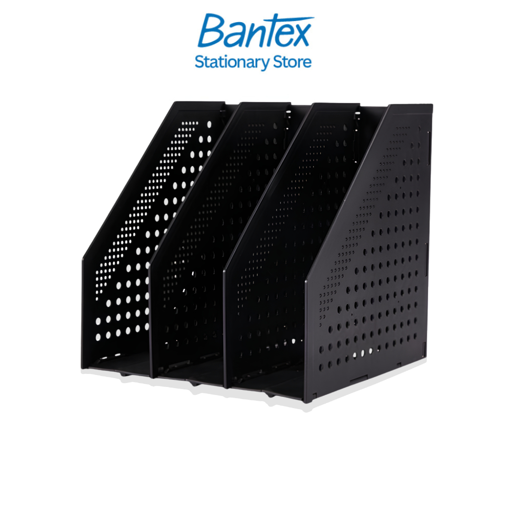Bantex ชั้นเก็บเอกสารแบบตั้งโต๊ะ ที่เก็บเอกสาร 2/3/4ช่อง มี2สี อุปกรณ์สำนักงาน File Holder